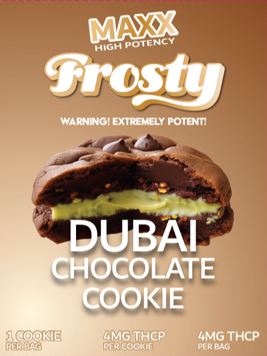 Frosty Dubai Chocolate Cookie